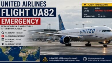 United Airlines Flight UA82 Emergency