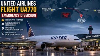 United Airlines Flight UA770 Emergency Diversion